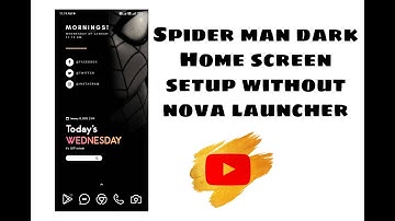 Spider man dark home screen set up | without nova launcher |miui |poco & redmi devices.