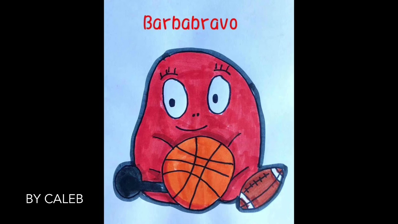 How to Draw Barbabravo from Barbapapa