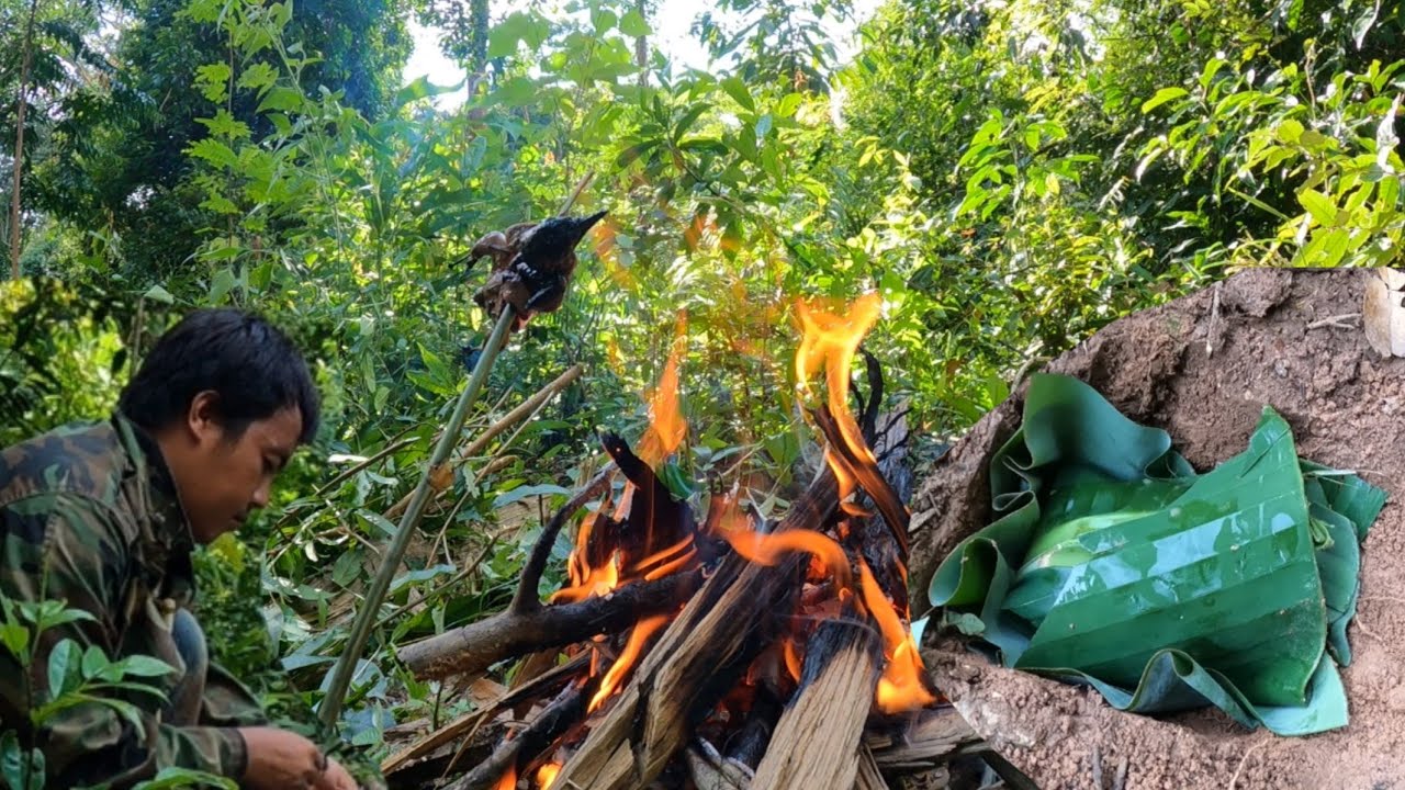 พรานป่าทุกๆคนอาจไม่รู้เคล็ดลับนึ่งเข้าใต้ดินในป่า, ย่างนกมาเป็นอาหาร 5 ตุลาคม ค.ศ. 2022