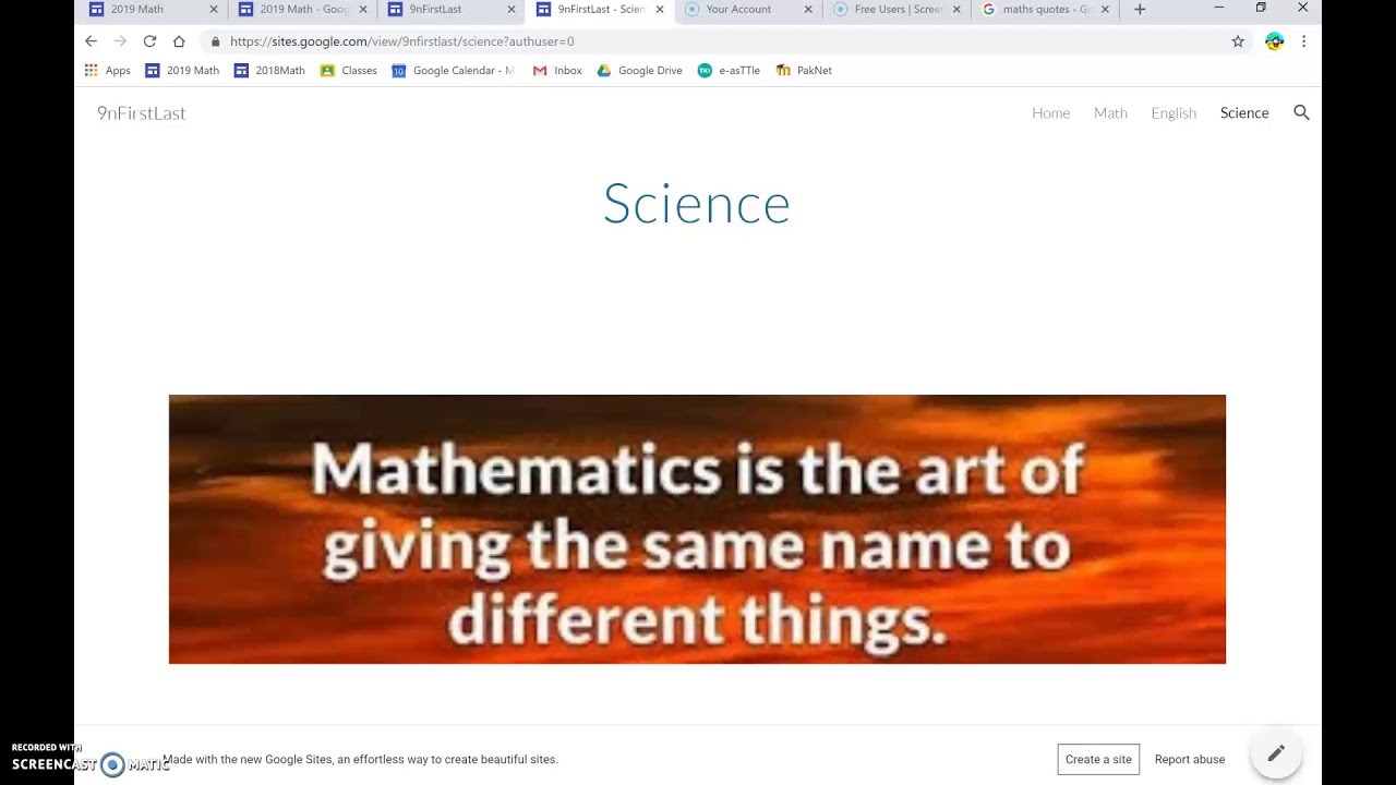 2019 Math - Google Sites