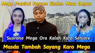 Luar Biasa Suara Sinden Mega Ora Kalah Karo Seniore !! Mega Vs Anting Nembang