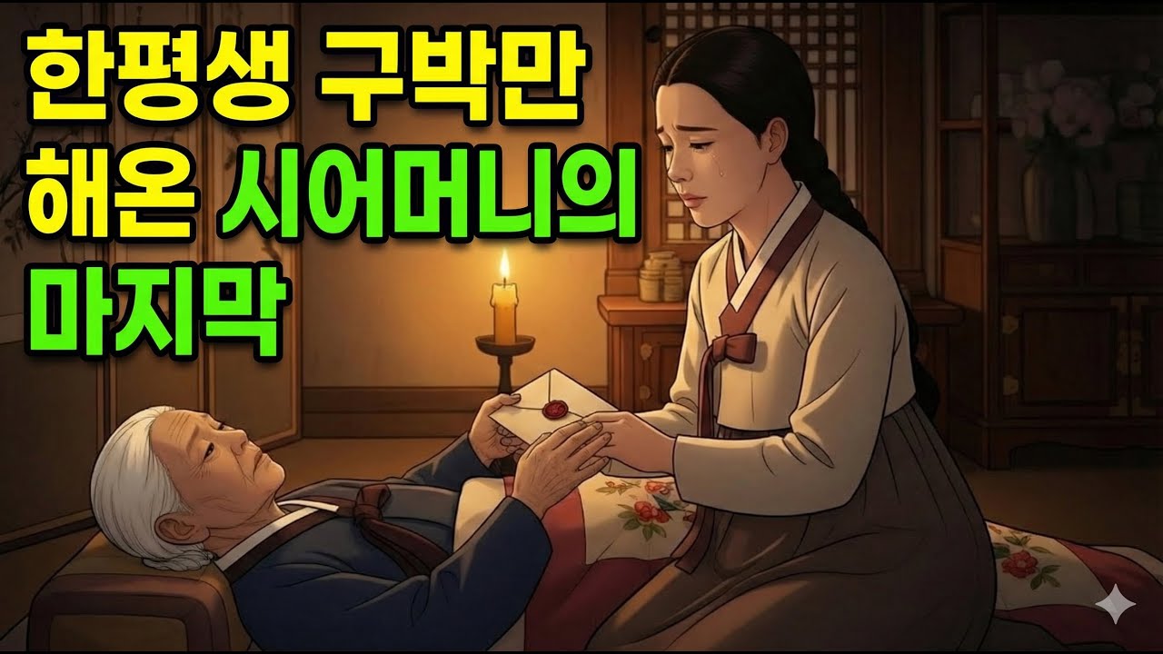 평생 구박했던 시어머니의 숨겨진 진심, 7년 뒤 밝혀진 유언장에 며느리가 울음을 터뜨렸습니다