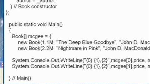 C# Edge 126 - CAX 01 - Array of Structs
