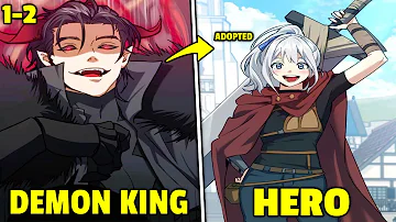 [1-2] The Demon King Wants to Retire Because of His Adopted Hero Daughter | Manhwa Recap