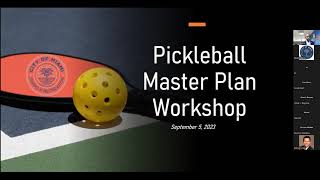 Recap: Miami Parks Pickleball Master Plan Workshop - September 5, 2023