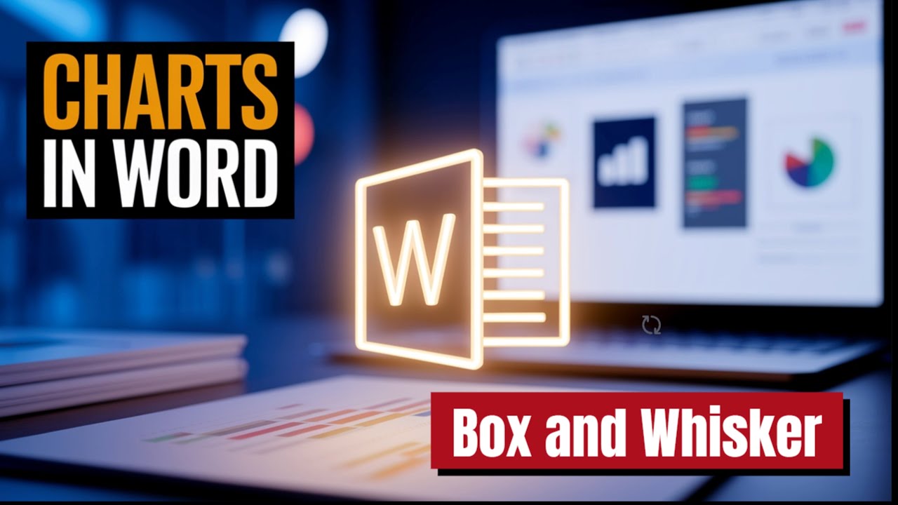 How to create box and whisker chart in word - YouTube
