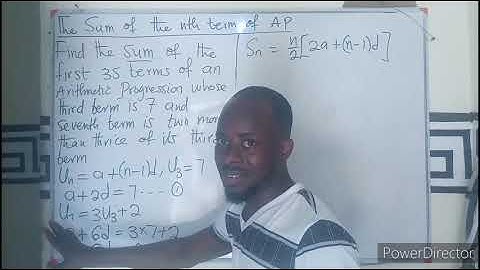 How to find the Sum of the first nth term of a Linear Sequence (Arithmetic Progression)