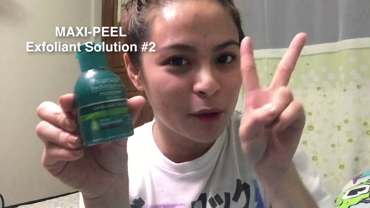 MAXI-PEEL TunaySerye | Day 23: What exfoliant solution number should you use?
