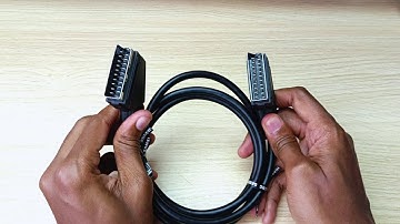 SCART, The easiest analog video cable & port to connect, How to