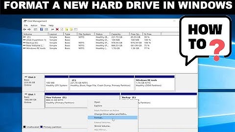 Een nieuwe HDD of SSD initialiseren en formatteren in Windows