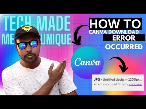canva download error occurred | canva server down | canva download not working