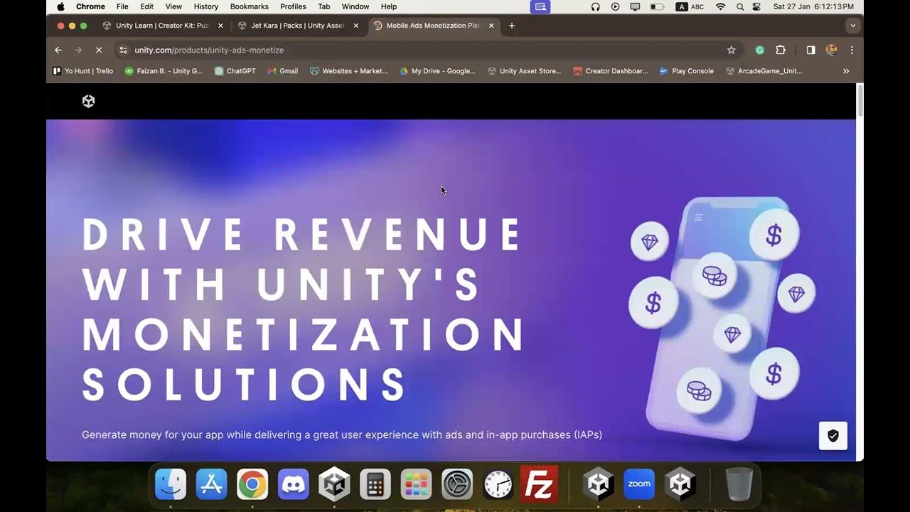 How to connect unity ads in a game in 2024 youtube