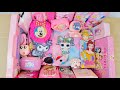Unboxing Cute Pink Stationery 📚 Drawing Board, Sharpener, Geometry Box, Colouring Kit, Dairy, Eraser