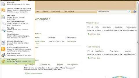 Creating Custom Site Templates in SharePoint 2010