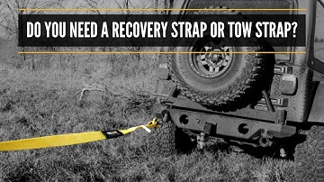 Do You Need A Recovery Strap Or A Tow Strap? | Difference between Recovery Strap and Tow Strap