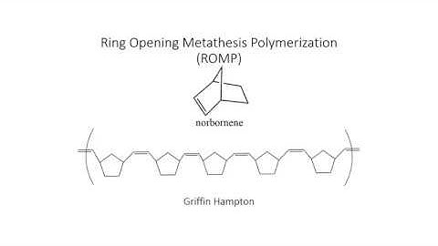 Ring Opening Metathesis Polymerization (ROMP) Overview Lecture
