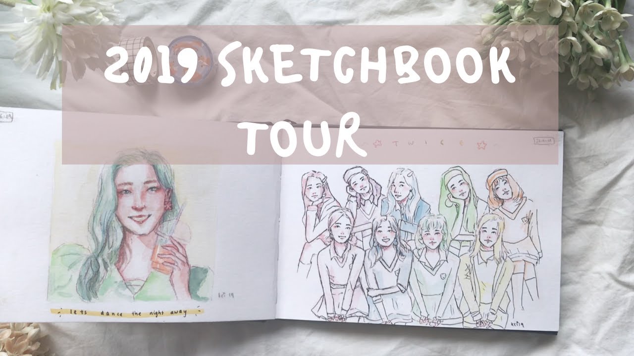 2019 sketchbook tour - YouTube