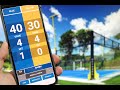 Padoo  bluetooth scoreboard  live score keeper  padel  tennis  tutorial