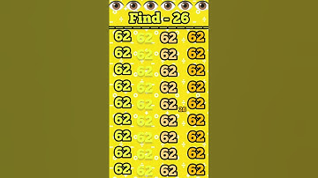Find the odd number - 26 #trending #facts #quiz  #challenge #viral