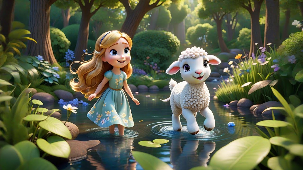 Mary and Luna’s Hidden Glade 🌸🐑✨🎶 