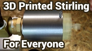 Make a 3D printed Stirling engine !