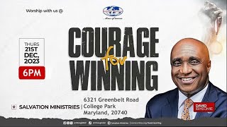 COURAGE FOR WINNING | MIDWEEK SERVICE | THURS., DEC. 21, 2023