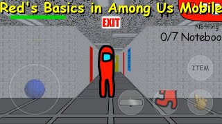 Red Baldi's Basics In Among Mod 2021 APK for Android Download