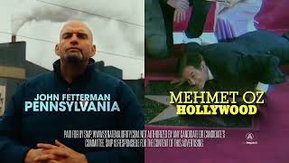 Senate Majority PAC ad says Oz is 'Hollywood,' Fetterman is 'Pennsylvania'