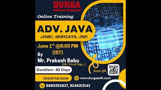 ADV. JAVA Online Training @ DURGASOFT #durgasoftware #durgasoft #durgasoftonine #shorts #advjavajava