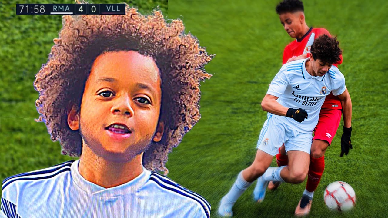 MARCELINHO JR É MELHOR QUE O PAI!? OLHA COMO ESTÁ JOGANDO NO REAL MADRID