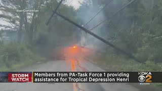Members Of PA-Task Force 1 Providing Assistance Following Tropical Depression Henri