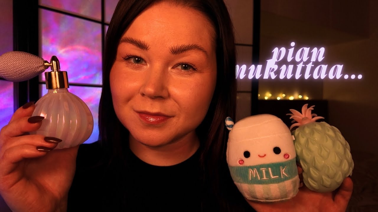 ASMR Suomi - Tää ASMR alkaa nukuttamaan 😴 close up whispers, mouth sounds, triggereitä, sleep sounds