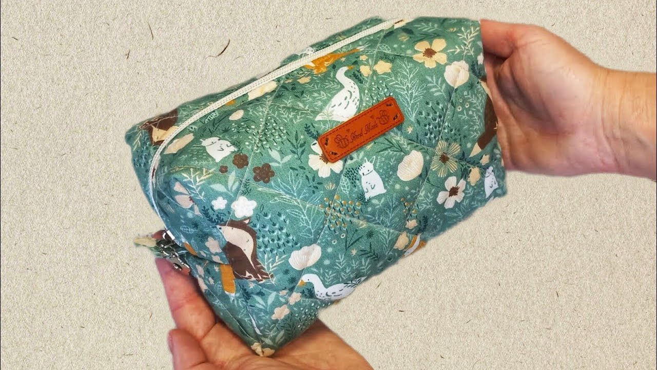 ШЬЮ ОБЪЁМНУЮ КОСМЕТИЧКУ/ПОДРОБНЫЙ МАСТЕР-КЛАСС #sew#ручнаяработа#шьюсама