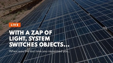 With a zap of light, system switches objects