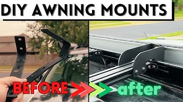 Custom Laser Cut Brackets! DIY Awning mounts for my overland Lexus GX470