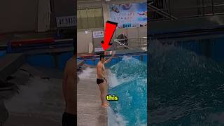 Can He Survive the Ultimate Wave Pool? 🌊  #WavePool #SurvivalChallenge #Training #Adrenaline #split