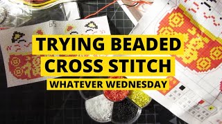 How to Do Beaded Cross Stitch Like a Pro (Not Really)| Whatever Wednesday | Newhomy Cat Keychain