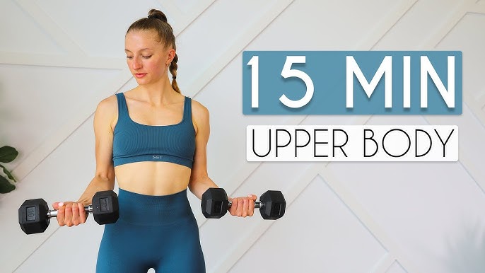 15 MIN UPPER BODY WORKOUT - No Equipment (Back, Arms, Chest, Shoulders) 