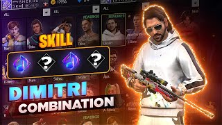 ( DIMITRI ) CHARACTER SKILL COMBINATION FOR CLASH SQUAD // Helping Combination // Sniper Combination