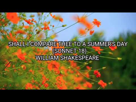 scansion of sonnet 18 scansion of sonnet 18