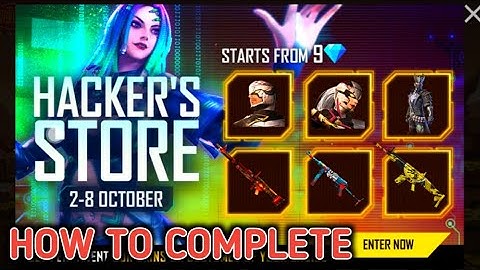 Hacker Store Event Full Details | New Hacker Store Event | Free Fire New Event | Hacker Store Event