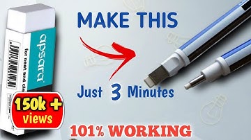 How To Make Tombow Mono Zero Eraser At Home || New Trick To Make Mono Zero Eraser