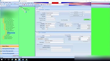 Epicor 9.05.701 - How to post a GL journal (manual and automated)