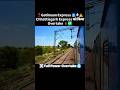 Gatimaan Express 🥶 130 Speed Overtake Chhattisgarh Express 🚦 #shorts #TrainOvertake #IndianRailways