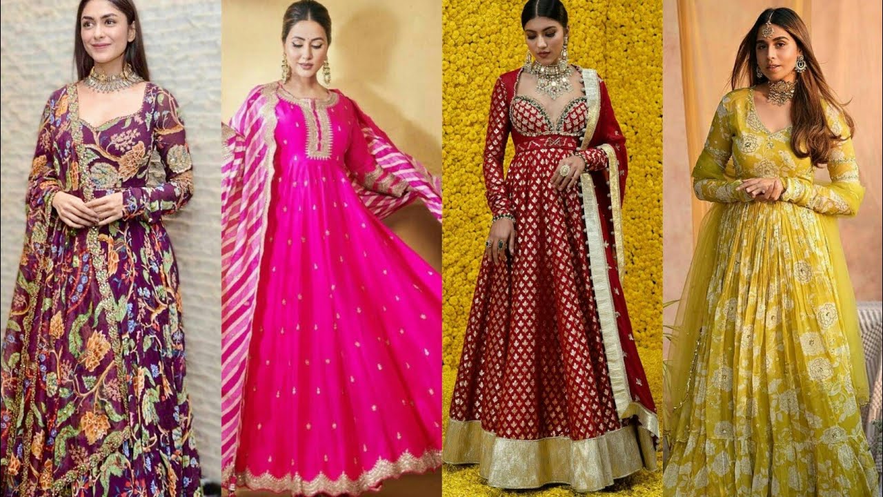 Buy Light Pink Fancy Fancy Gown With Dupatta Online