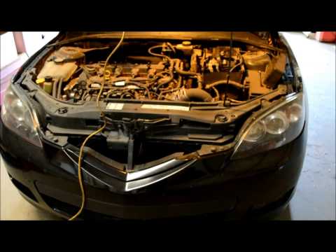 How to Locate and Replace Coolant Temperature Sensor 2004-2009 Mazda  3 (2.3L)