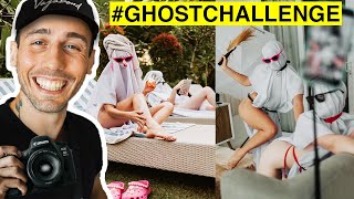 Ghost Challenge Photoshoot - Halloween Trend