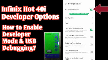 infinix hot 40i developer options | How to enable developer mode & usb debugging in infinix android