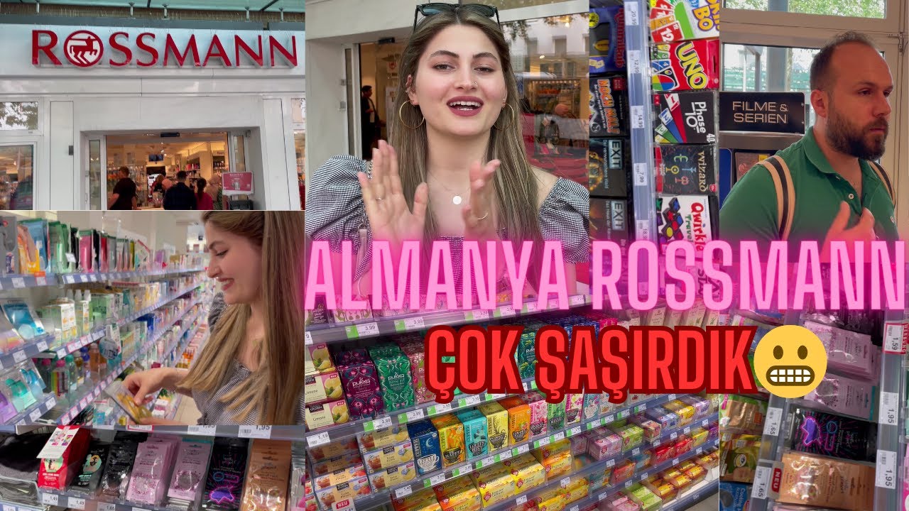 ALMANYA'DA ROSSMANN GEZDİK|ÇOK ŞAŞIRDIK!!!