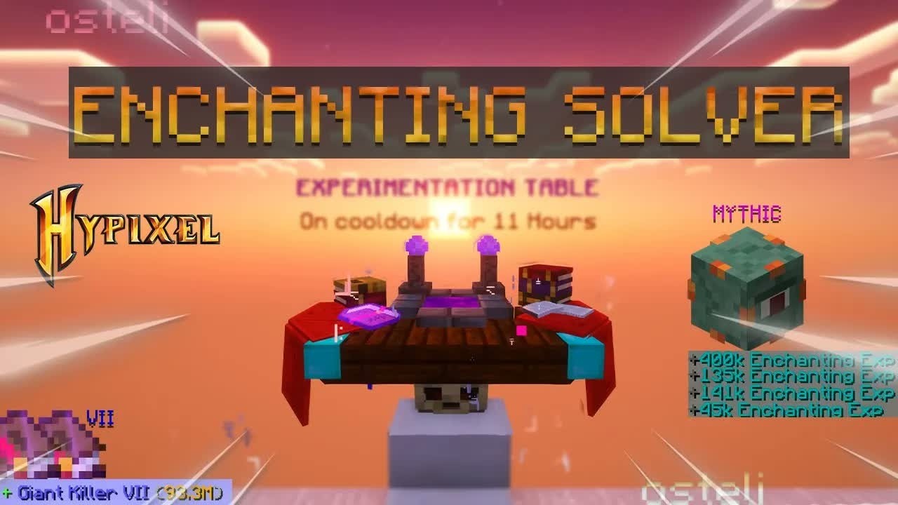 Hypixel SkyBlock | Auto Experimentation table 1.21.11 | 2026 - YouTube